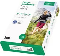 Recyconomic Kopierpapier Trend White A4, 80 g/m², 500 Blatt, 2-fach Lochung, Blauer Engel - Bild 1