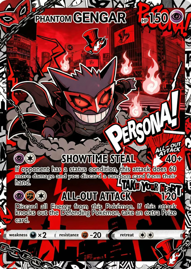 Potdemiel Pokémon Gengar Sammelkarten, Nachfüllpack, 5-teiliges Set - Bild 3