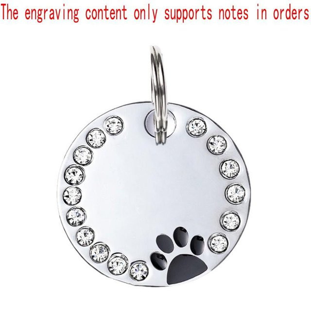 Hundemarke Knochenanhänger, Personalisierte Namens-Adressanhänger, Unisex - Bild 1