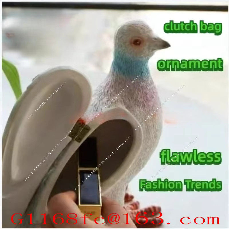 MLHJ Tauben-Clutch-Tasche aus Keramik in 3D-Design als dekoratives Ornament für den Tisch - Bild 6