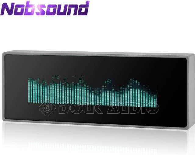 Douk Audio Stereo VFD Musik Spektrum Schallpegel Anzeige mit Mikrofon und Punktmatrix Audio VU Meter - Bild 1