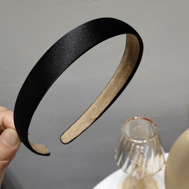 Haarband Seide, schwarz, Damen - Bild 1