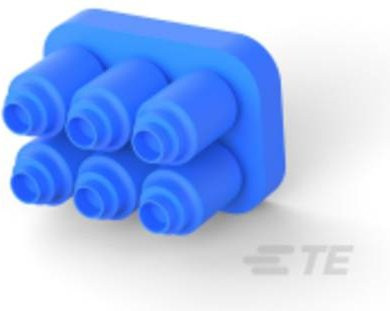 TE Connectivity Mini-Universal MATE-N-LOK Connector 1586359-6 in Blau - Bild 1