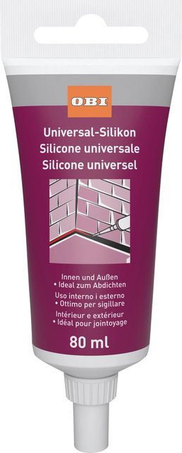 OBI Universal-Silikon Transparent 80 ml wasserdicht - Bild 1
