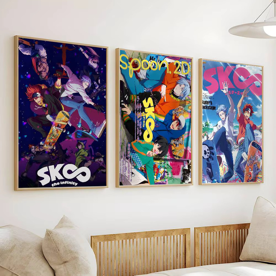 Anime SK8 die Unendlichkeit Wandbild Selbstklebender Wasserdichter Poster Aufkleber in Mehrfarbig - Bild 5