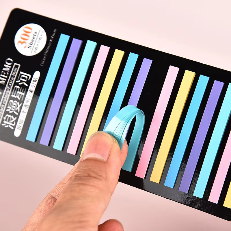 Kawai Ultrafeine Indexaufkleber in Multicolour, transparente und wasserfeste Markierungen aus PET - Bild 3