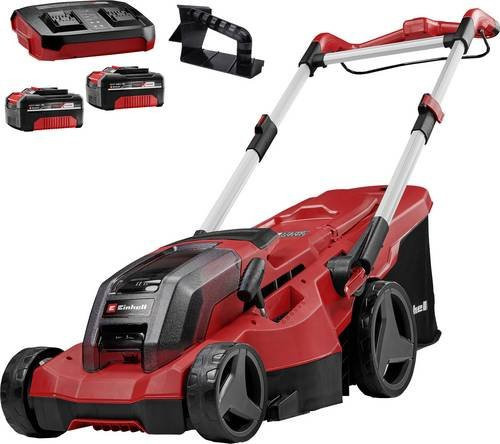 Einhell Power X-Change Akku-Rasenmäher GP-CM 36/450 in Rot mit Mulchfunktion und 2 Akkus - Bild 5