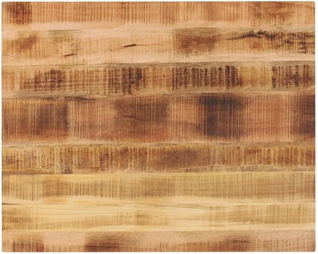vidaXL Tischplatte aus Mango Massivholz in Braun, Rechteckig, B: 90 cm, T: 80 cm, H: 2,5 cm - Bild 1