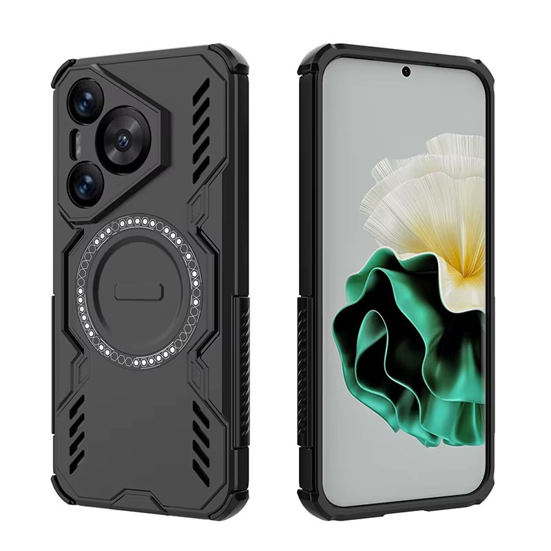 Magnetische Stoßfeste Schutzhülle für Huawei Puro 70, Nova 12, Nova 13 und Nova 14 Pro Ultra in Schwarz oder Blau - Bild 6