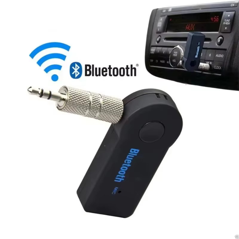 Lenovo 2-in-1 Kabelloser Bluetooth 5.0 Empfänger-Adapter mit 3,5mm Klinke in Schwarz - Bild 2