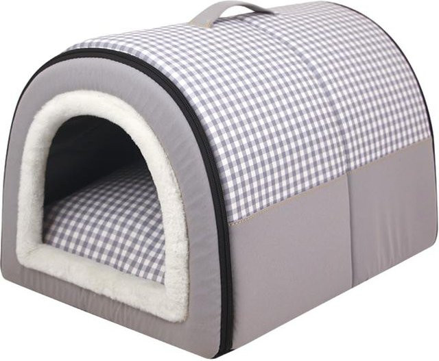 Gemütliche Hundehütte von Household supplies MH als faltbares Schlafbett für kleine und mittelgroße Hunde und Katzen, B/T/H: 35 x 27 x 25 cm - Bild 1