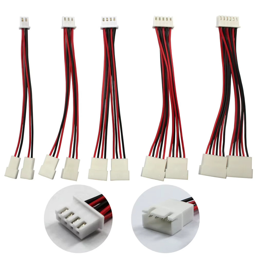 XH2.54 Y-Splitter Lüfter Kabel auf 2 Buchsen zur CPU PWM Fan Strom Verlängerung 2-6 Pin in Weiß - Bild 3