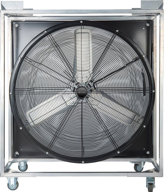 BE COOL Stapelbare Windmaschine aus Metall in Schwarz mit 90 cm Rotorblatt BCIWMSTP90P - Bild 1