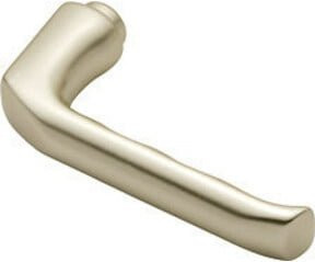 Hoppe Türdrückerlochteil London 113 in Silber aus Aluminium mit 8mm Vierkant DIN L/R - Bild 1