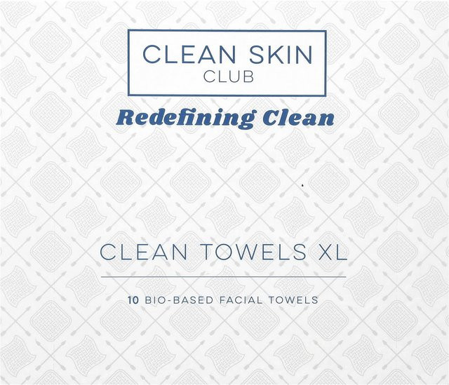 Clean Skin Club Clean Towards XL Gesichtstücher, 10 Stück, grau - Bild 1