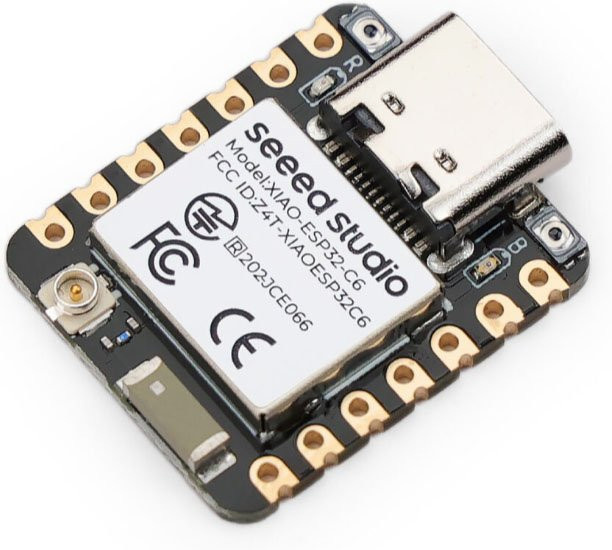Seeed Studio XIAO ESP32-C6 Entwicklungsboard mit 2,4GHz WiFi6, Bluetooth 5, Zigbee und Matter, 4MB Speicher - Bild 1
