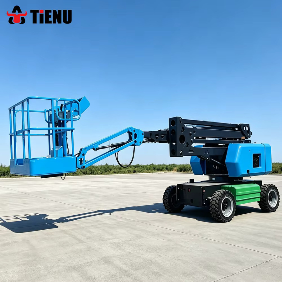 DCNB Elektro-Hubarbeitsbühne und Gelenk-Arbeitsbühne in Blau mit 6 Meter und 12 Meter Optionen - Bild 2