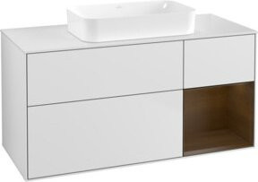 V&B Waschtischunterschrank Finion in Weiß lackiert, B/T: 120 x 60 cm - Bild 1
