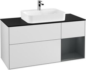 V&B Waschtischunterschrank Finion in Weiß lackiert, Breite: 120 cm, Tiefe: 50,1 cm, Höhe: 50,1 cm - Bild 1