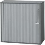 Schäfer Shop Select Querrollladenschrank Start Off, 2 Türen, abschließbar, Farbe: Graphit, B/T/H: 80,0 x 42,0 x 78,8 cm - Bild 1