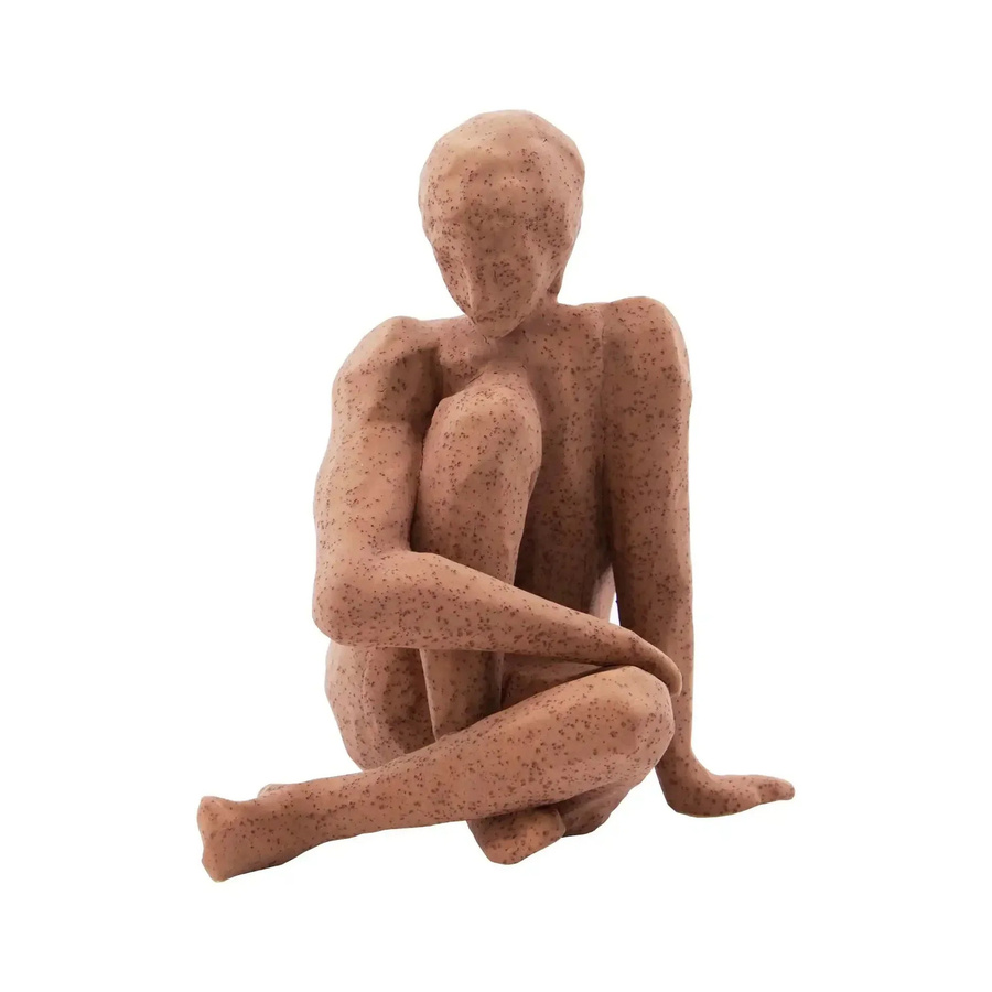 House Doctor Kunstwerk Woman Keramik Braun Höhe: 20 cm, Breite: 21 cm, Tiefe: 14,5 cm - Bild 1