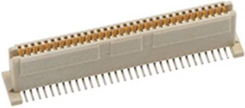 Molex Mezzanine-Steckverbinder 64-polig in Beige mit Goldkontakten, Rastermaß 1mm, Artikelnummer 714392464, Tape on Full Reel - Bild 1