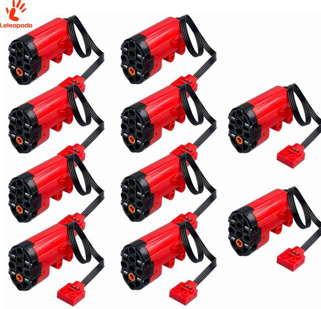 Leleopodo MOC Power Funktionen Servo Motor 88004 High Speed DIY Baustein Zubehör, Rot - Bild 1