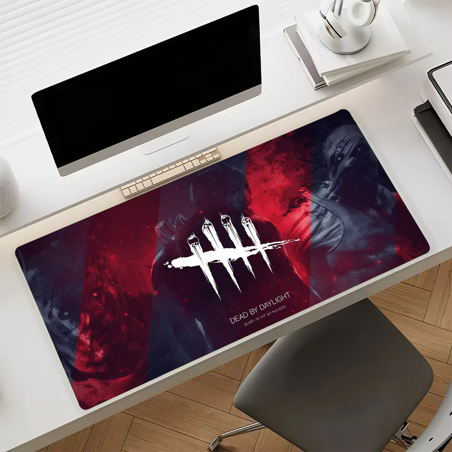 Game D-Dead By D-Daylight Mauspad in Multicolour, rutschfeste Gaming-Schreibtischunterlage mit Gummikante - Bild 2