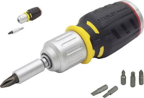 Stanley FatMax Bit-Schraubendreher-Set mit 6 Bits in Schwarz - Bild 1