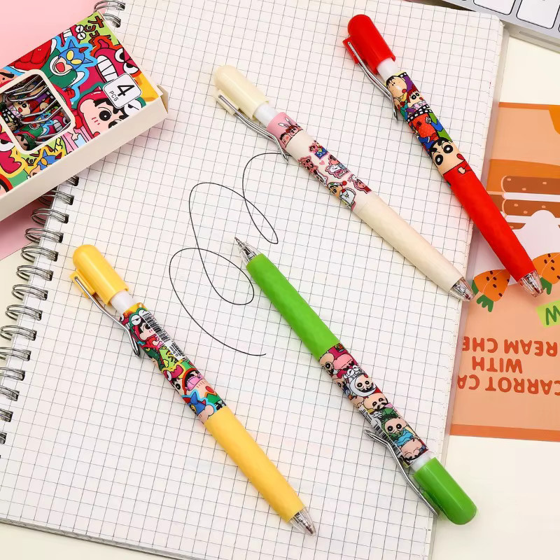 Crayon Shin-chan Schnelltrocknender Schülerstift in Schwarz und Bunt / Mehrfarbig - Bild 3
