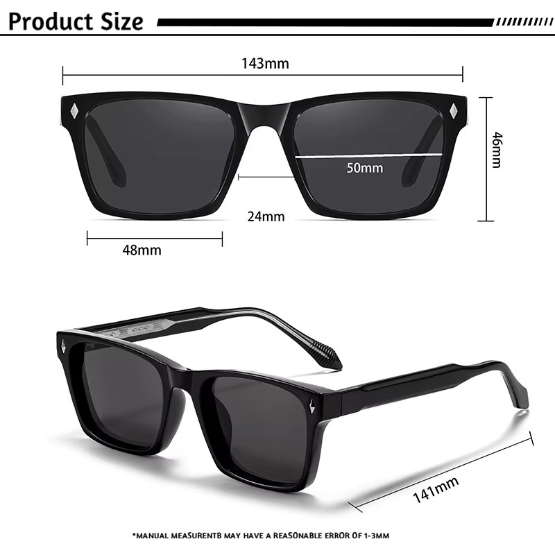 CATERSIDE Sonnenbrille, Unisex, Vollrand, quadratisch, Kunststoff - Bild 3