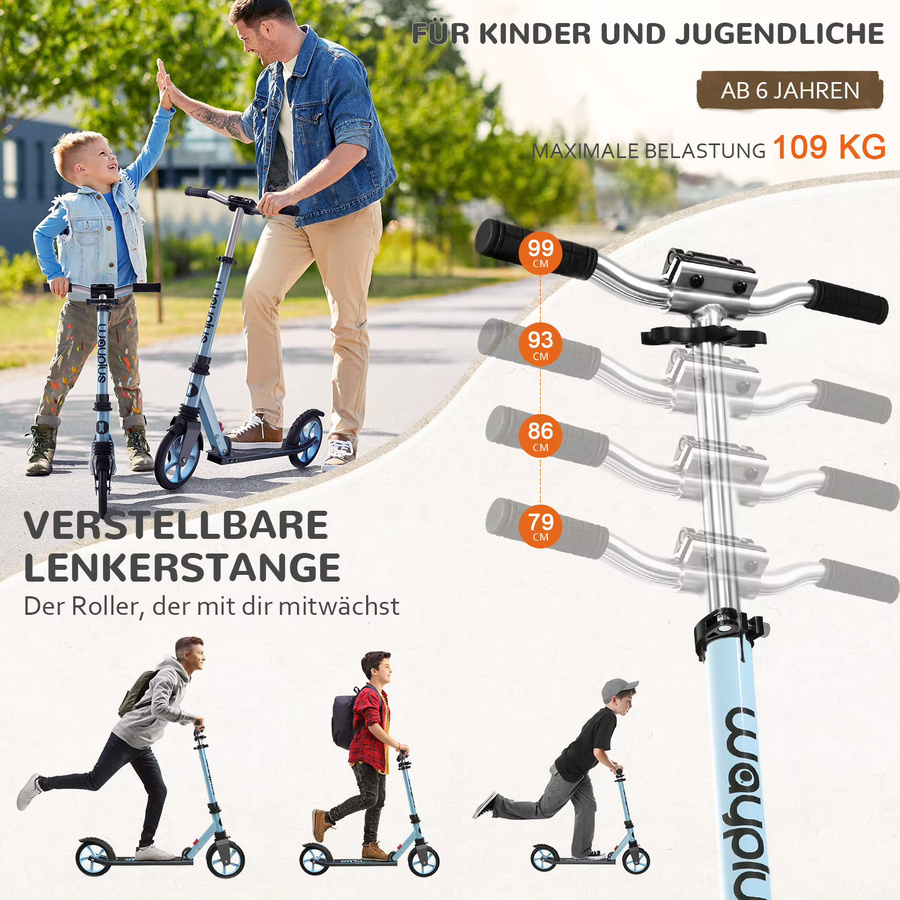 WAYPLUS Klapproller, ab 6 Jahre, Unisex - Bild 6