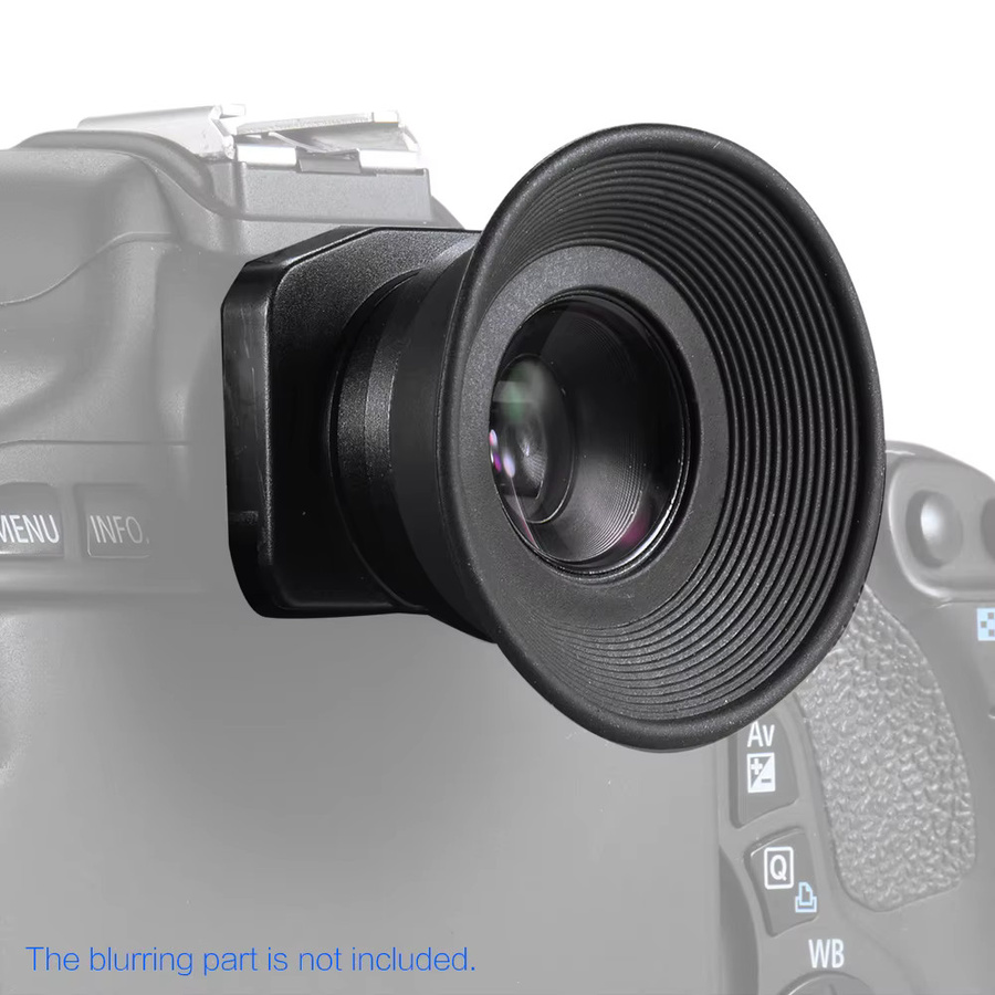 Arealer Fixfokus Augenmuschel Lupe Sucher Okular 1,51x für DSLR Kameras Schwarz - Bild 3
