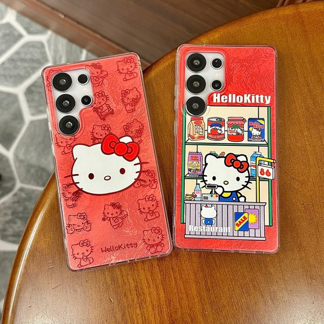 Sanrio Hello Kitty stoßfeste Handyhülle für Samsung Galaxy S26 S25 S24 S23 S22 Plus Ultra - Bild 1