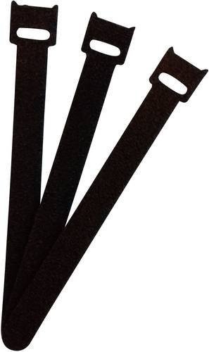 FASTECH Klettkabelbinder ETK-3-150-9999 zum Bündeln, Schwarz, Länge: 150 mm, Breite: 13 mm - Bild 1