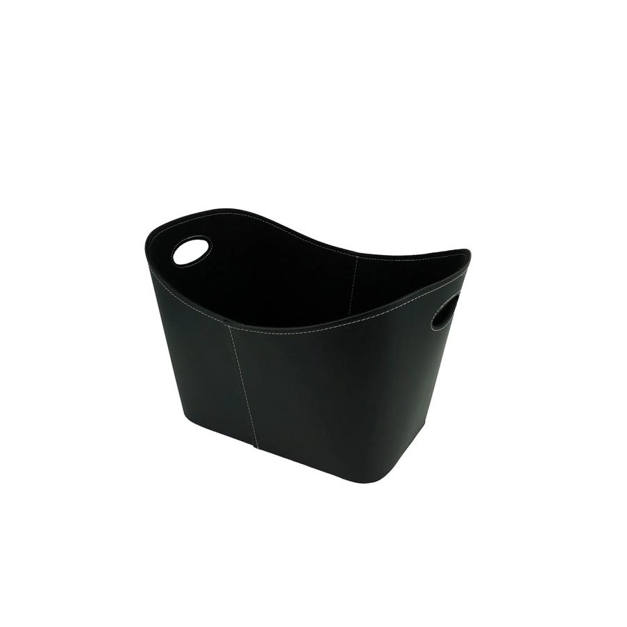 Valo Kunstlederkorb Schwarz B/T/H: 55 x 35 x 40 cm - Bild 2