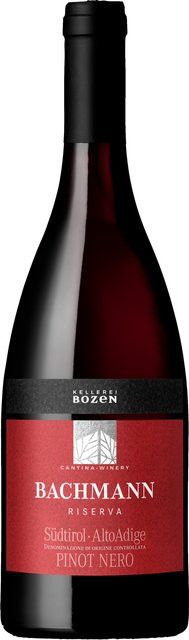 Kellerei Bozen Bachmann Pinot Noir Rotwein, Alto Adige, 2021, trocken, 0,75 l - Bild 1