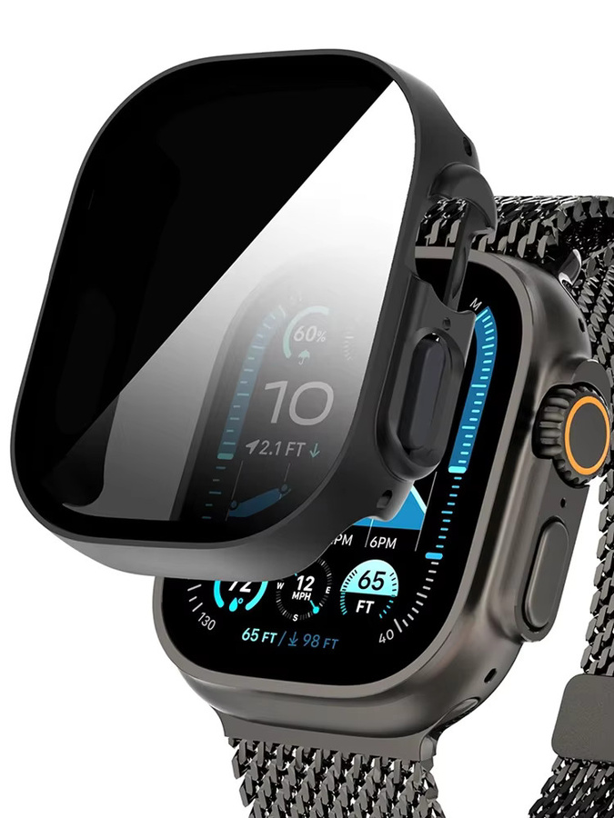 Apple Sichtschutzhülle für Apple Watch Ultra 2–3, 49 mm, gehärtetes Glas - Bild 4
