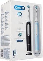 Oral-B iO Series 3N Duo Elektrische Zahnbürste in Matt Black/Ice Blue