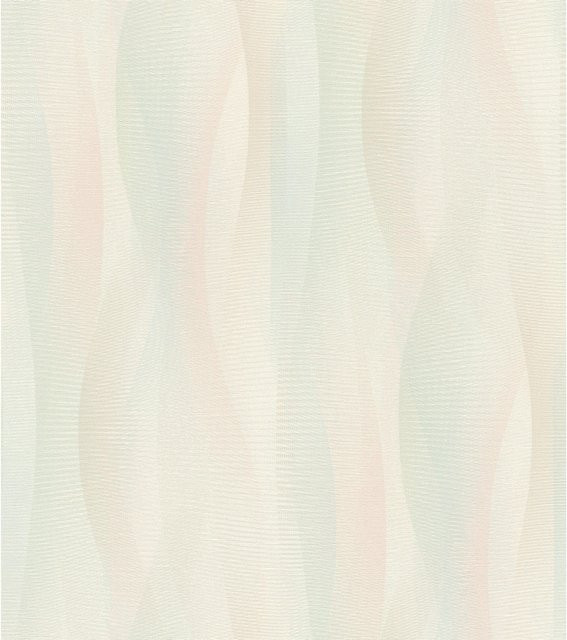 Rasch Vliestapete Tapetenwechsel II 651522 Wellen Creme, Breite: 0,53 m, Länge: 10,05 m - Bild 1