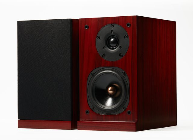 Audiomel 2-Wege HiFi-End Bücherregal-Lautsprecher Passiv in Braun - Bild 1