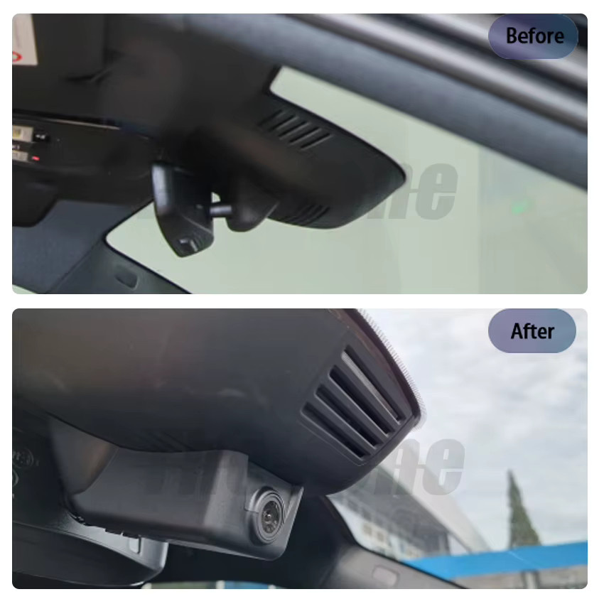 HESHECAM Dash Cam mit WIFI für Volvo Polestar 2 (2020-2026), Auto Kamera Recorder DVR in Schwarz - Bild 3