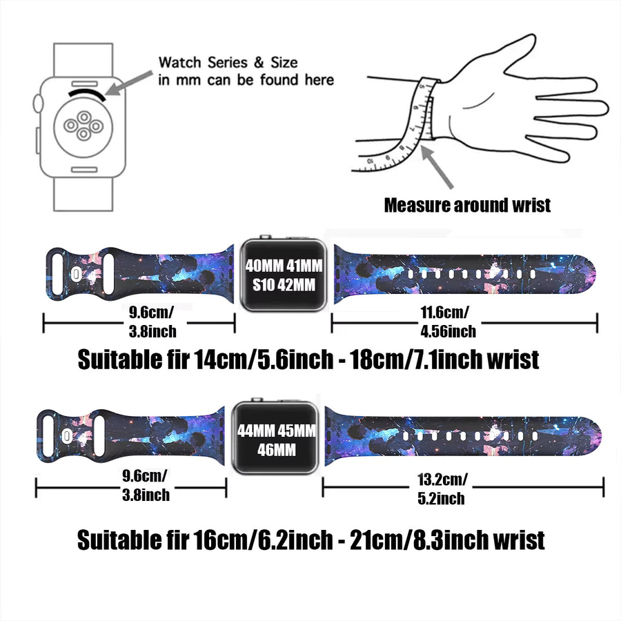 Samusak Uhrenarmband Silikon, Bunt, Unisex - Bild 2