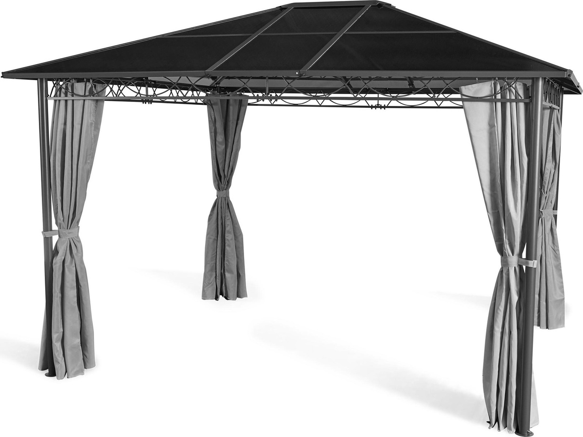 Grasekamp Hardtop Pavillon Meran mit Seitenteilen und Doppelstegplatten aus Hohlkammer-Polycarbonat B/T/H: 300 x 360 x [Höhe nicht angegeben] cm - Bild 1