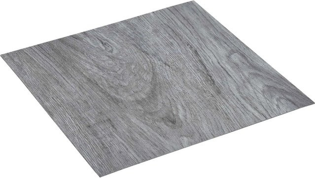 vidaXL PVC Bodenplanken in Hellgrau, 55 Stück, selbstklebend, 5,11 m² - Bild 1