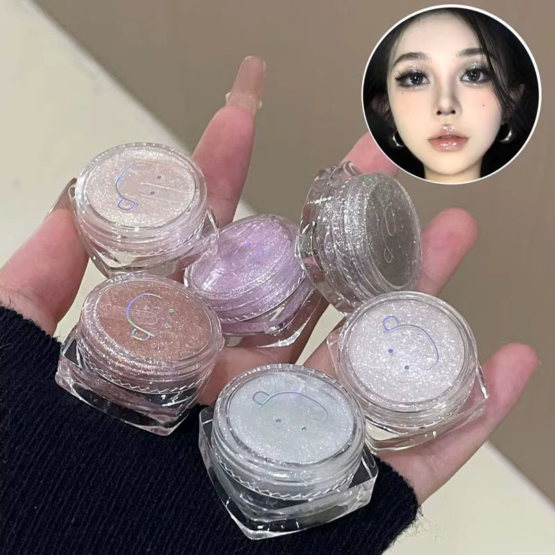Faiccia Glitzer-Gel-Lidschatten, glänzend, Unisex - Bild 2