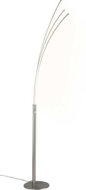 LIVARNO Bogenleuchte LED dimmbar in Nickel matt - Bild 1