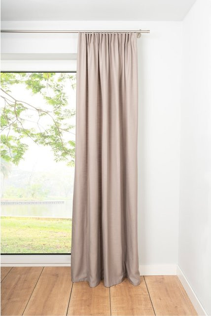 Ondeco Schlaufenschal Balance Blickdichter Vorhang für dein Schlafzimmer, Farbe: Cappuccino, B: 135 cm, H: 300 cm - Bild 1
