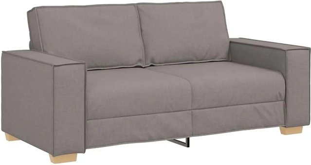 vidaXL 2-Sitzer Sofa in Taupe mit Stoffbezug, B/T/H: 180 x 78 x 84 cm - Bild 1