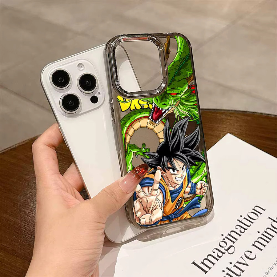 Transparente Dragon Ball Anime Handyhülle aus Silikon für Apple iPhone 17 AIR 16E 15 14 13 12 11 Pro Max Plus - Bild 4